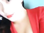 宅男女神思瑞 老虎飙车穿着性感红色透明内裤高跟发骚 语言挑逗