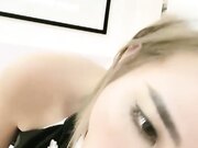 骚气黄色短发妹子情趣装扮口交啪啪近距离特写