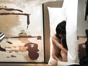 勾搭了很久终于把老婆气质漂亮的美乳表姐约到酒店,进屋就迫不及待干她